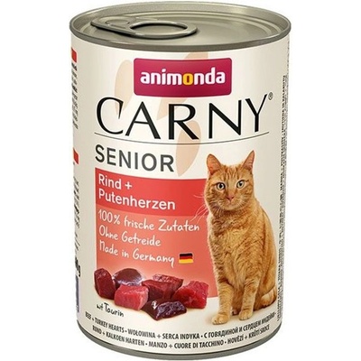 Animonda Carny Senior - Говежди и пуйчета сърца 400 г