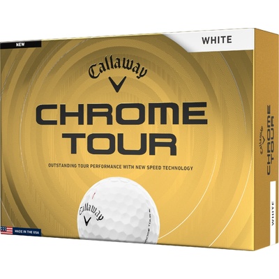 Callaway Chrome Tour bílé 12 ks