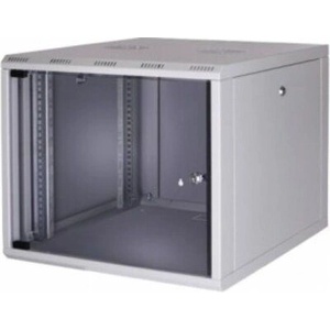 LANDE SOHO Комуникационен шкаф LANDE SOHO 9U / 19`` / 535x440x400 mm / Сив / Стъклена врата
