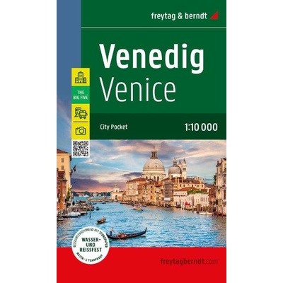Freytag & Berndt plán Venice 1:10 t. kapesní laminovaný