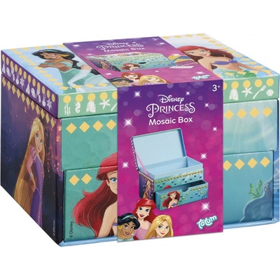 Totum Творчески комплект Totum - Disney Princess, Декорирай сам, Кутия за бижута (T045101)