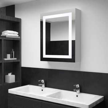 Nabytek XL LED koupelnová skřínka se zrcadlem 50 x 13 x 70 cm