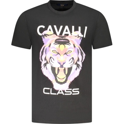 Cavalli class Тениска с къс ръкав за мъже cavalli class, Размер 2xl, Цвят Черен (txt60fjd060_ne05051)