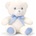 Keel Toys Плюшена играчка Keel Toys Keeleco - Мече с панделка, 20 cm, синьо (SE1425_blue)
