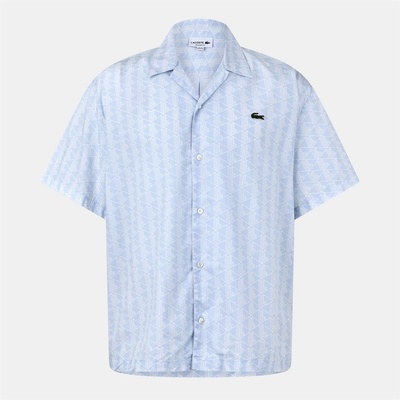 Lacoste Mono Shirt - Blue/Flour