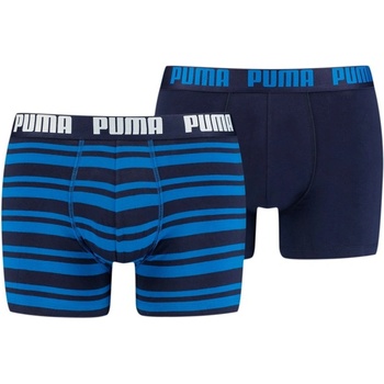 Puma HERITAGE STRIPE BOXER 2P modré 907838-03