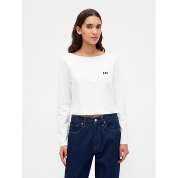 GAP Crop тениска VintageSoft Heavyweight GAP GAP | Byal | ЖЕНИ | M