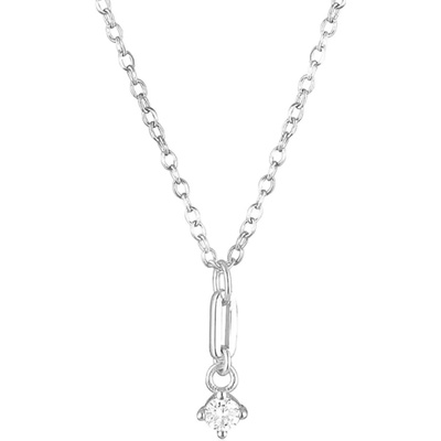 Olivie Strieborný minimalistický náhrdelník 8648