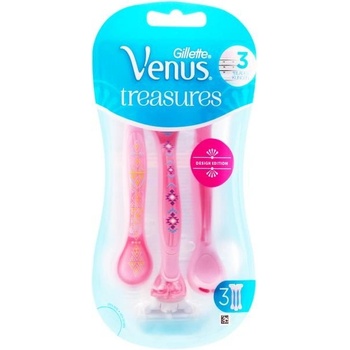 Gillette Venus Treasures Design Edition Pink 3 ks