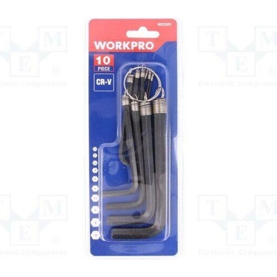 Workpro klíč imbus černěné 10ks W022001