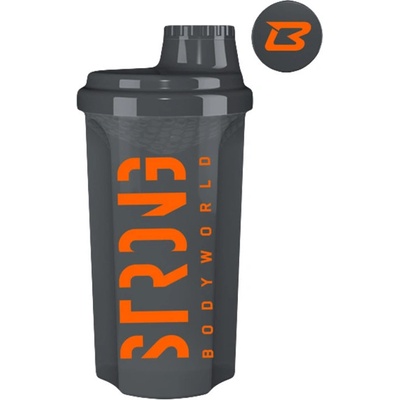 BodyWorld Shaker STRONG 700 ml průsvitná dýmová, 700 ml