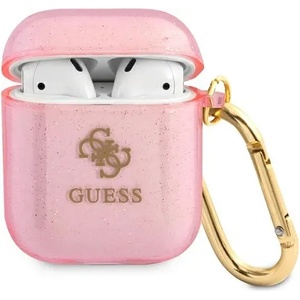 Guess Калъф Guess GUA2UCG4GP за AirPods, розов, Glitter Collection (GUA2UCG4GP)