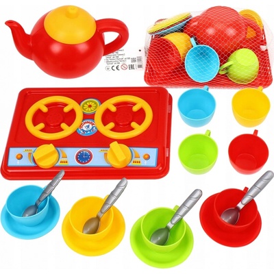Teddies vařič s konvicí a nádobím plast 22x16cm v sáčku
