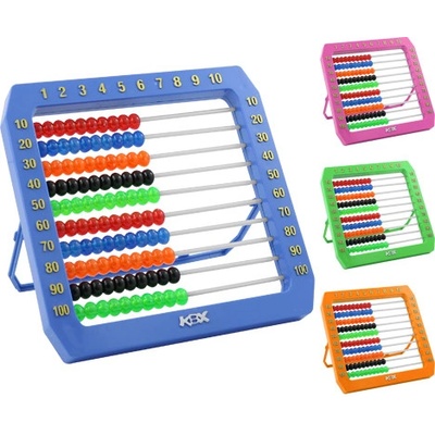 JUNIOR Počítadlo plastové 16x16x11 cm velké mix 4 barev – Sleviste.cz