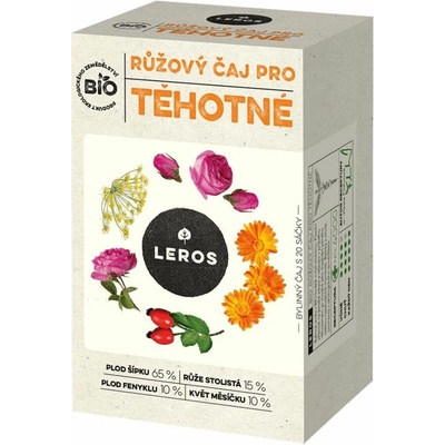 Nobilis Tilia Leros BIO Růžový čaj pro těhotné 20 x 2 g
