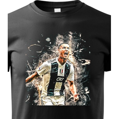 Dětské tričko Cristiano Ronaldo 3 ČernáCanvas Dětské tričko Bezvatriko.cz 3002