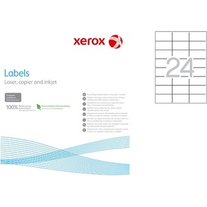  Етикети Xerox 70x37 mm А4 100 л. 24 етик (003R97408)
