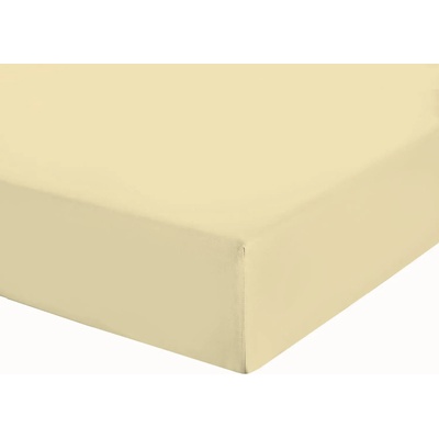 Цвят екрю чаршаф с ластик трико