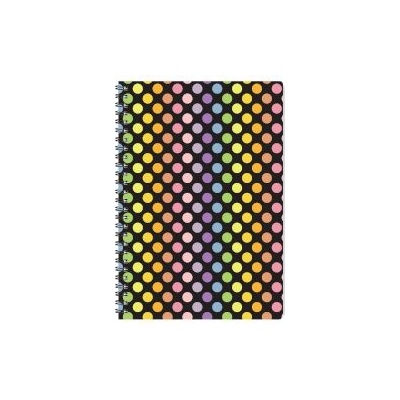 Sentio Тетрадка със спирала 17х25см, 80 листа Funky Dots