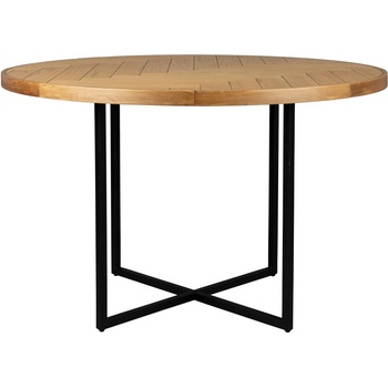 Dutchbone Кръгла маса за хранене с дъбов плот ø 120 cm Class - Dutchbone (2100141)