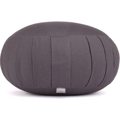 Bodhi Yoga Bodhi Meditačný vankúš ZAFU ECO Basic náplň špalda Antracitová 38,5 cm x 20,5