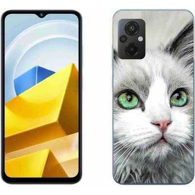 Pouzdro mmCase Gelové Xiaomi Poco M5 4G - kočičí pohled