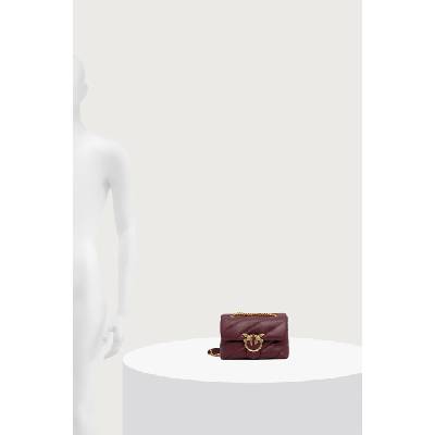 PINKO чанта crossbody дамска от кожа (100039.A0F2)