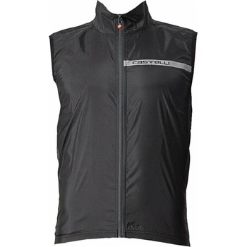 Castelli Елек Castelli Men's Squadra Windproof Packable Sleeveless Gilet - Light Black
