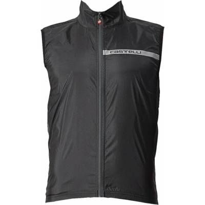 Castelli Елек Castelli Men's Squadra Windproof Packable Sleeveless Gilet - Light Black