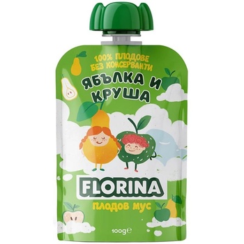 FLORINA 8бр. Плодов Мус Florina Ябълка и Круша