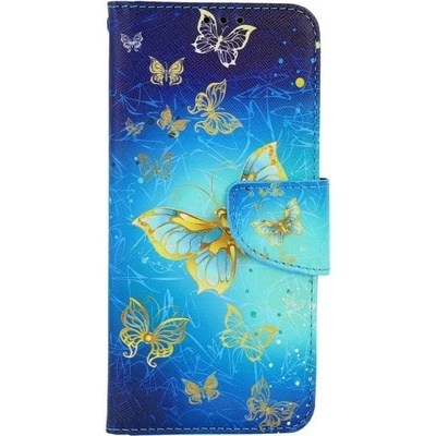 Pouzdro TopQ Xiaomi Redmi Note 11 knížkové Obloha s motýlky 73631