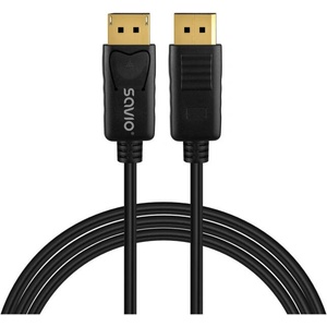 SAVIO CL-204 1 м черен кабел DisplayPort v1.4 (CL-204)