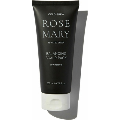 Rated Green Rosemary Balancing Scalp Pack Charcoal regeneračná maska na pokožku hlavy s rozmarínovou šťavou 200 ml