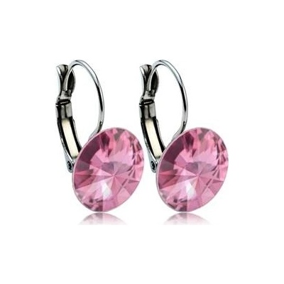 NUBIS® ocelové s krystaly Swarovski® LIGHT ROSE NBS12-LR