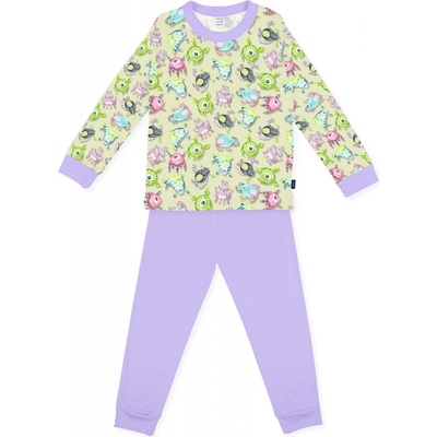 Darré dětské pyžamo Příšerky fialové