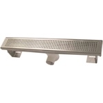 Inter Ceramic Линеен сифон 985*90мм с кръгли отвори 2498590 (2498590)