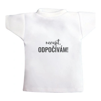Tričko na láhev Nerušit, odpočívám