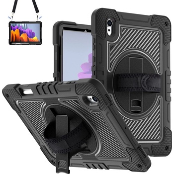 Samsung Защитен калъф (PC+TPU) с Лента през рамо за Samsung Galaxy Tab S11 X730 / X736 | Протектор |6 цвята