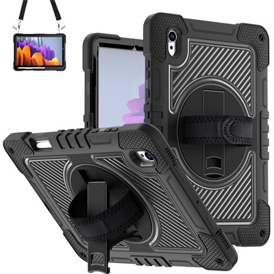 Samsung Защитен калъф (PC+TPU) с Лента през рамо за Samsung Galaxy Tab S11 X730 / X736 | Протектор |6 цвята