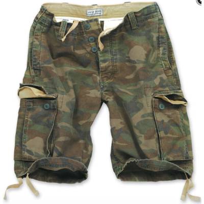 Šortky Surplus Vintage woodland