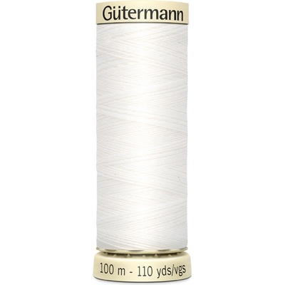 Gutermann Univerzálna šijacia niť Gütermann 100 m - 800 - biela