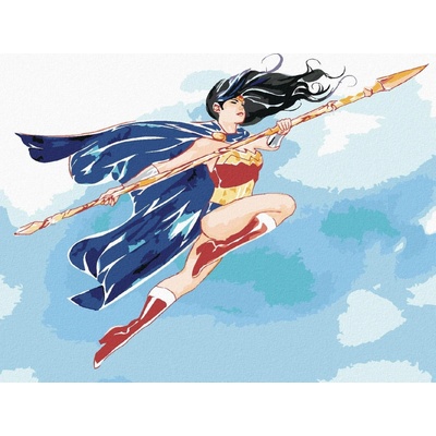 Zuty Malovaná wonder woman III 40 x 50 cm vypnuté plátno na rám 8596530191971