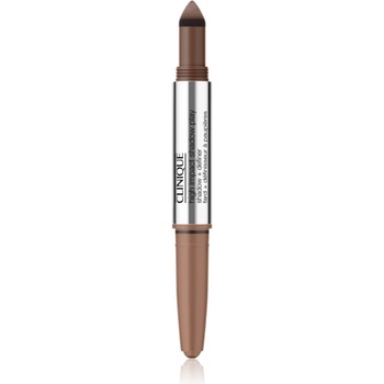 Clinique High Impact Shadow Play Shadow & Definer сенки за очи в молив дуо цвят Double Latte 1, 9 гр