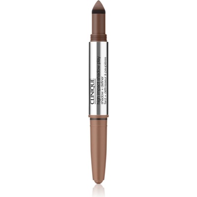 Clinique High Impact Shadow Play сенки за очи в молив дуо цвят Double Latte 1.9 гр