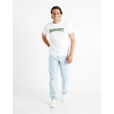 Celio Тениска Rick and Morty Celio | Byal | МЪЖЕ | S
