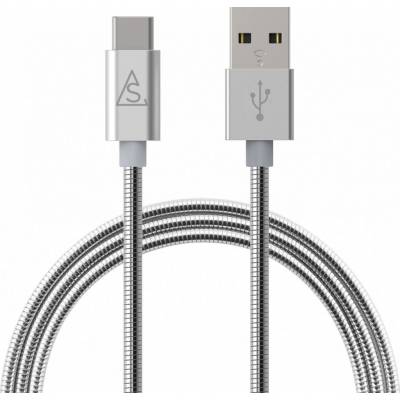 BlueLounge 613362 USB-A – USB-C kabel USB 1m stříbrný