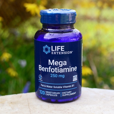 Life Extension Mega Benfotiamine 250 mg 120 kapslí