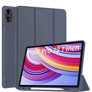 Techsuit Калъф за Xiaomi Redmi Pad Pro / Poco Pad - Flex Trifold - Тъмно син