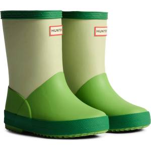 Hunter Boots Детски гумени ботуши Hunter boots Kid's First Colour Block Insulated Boot Wellington boots - Twisting Green / Sea Lettuce / Muffled Green - размер 2 (UK) (731-0271-0320)