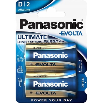 PANASONIC EVOLTA Platinum LR20EGE/2BP D 2ks 2791